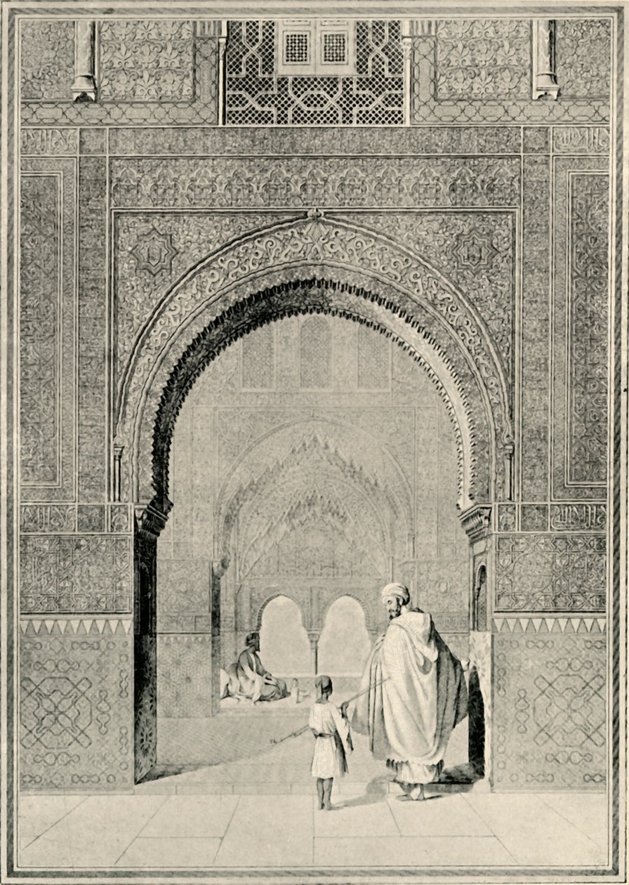 Widok w Auli Dwóch Sióstr, XIX w., 1907. autorstwa Unbekannt