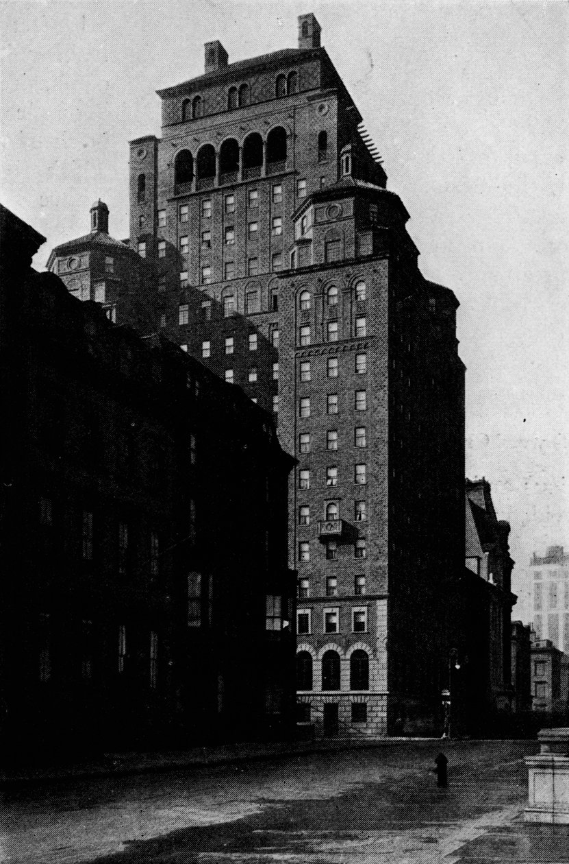 Widok na południe na Madison Avenue w budynku Fraternity Clubs Building, Nowy Jork, 1924 autorstwa Unbekannt
