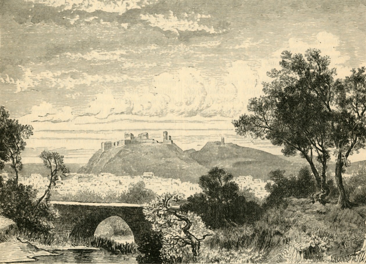 Widok na Ateny, 1890 r. autorstwa Unbekannt