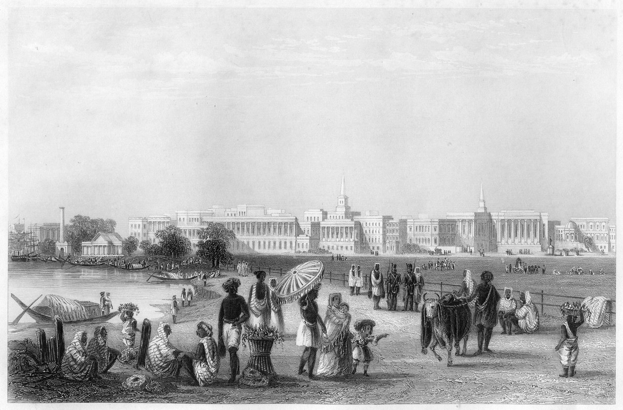 Widok Kalkuty z Esplanady, ok. 1860 r. autorstwa Unbekannt