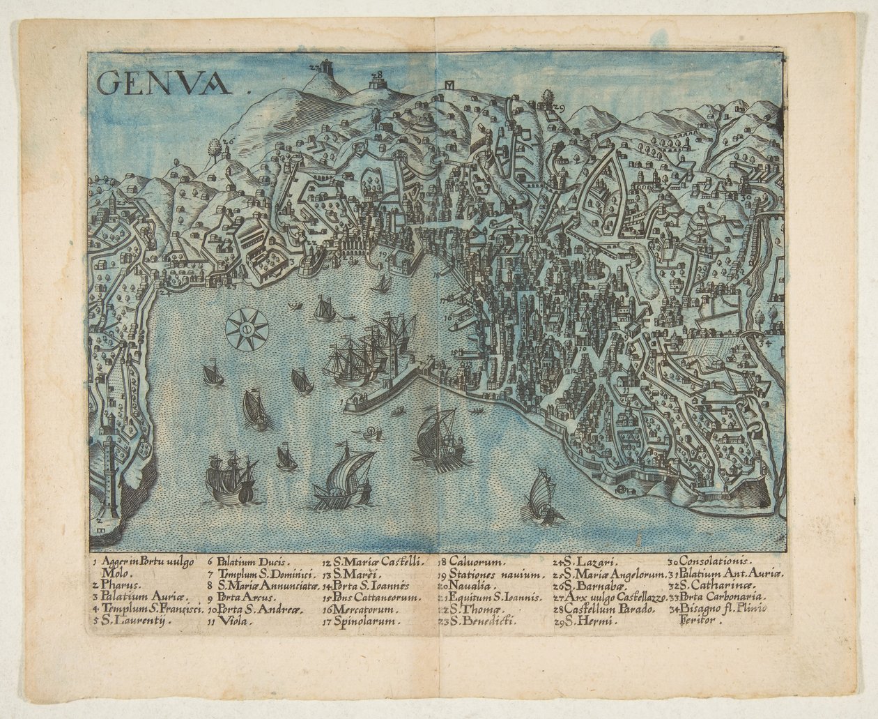 Widok Genui, 1604. autorstwa Unbekannt