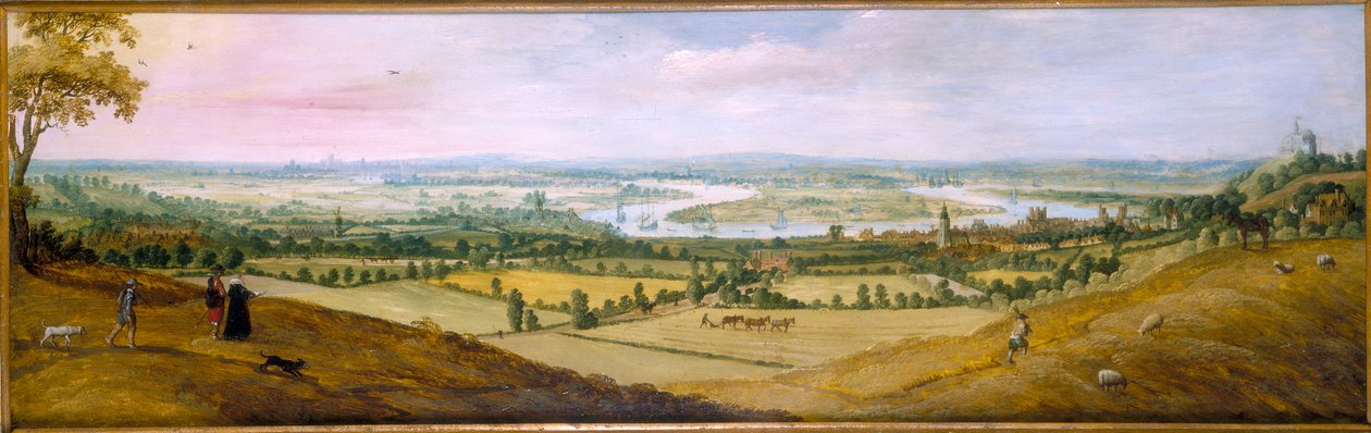 „Widok na Greenwich”, c1625 autorstwa Unbekannt