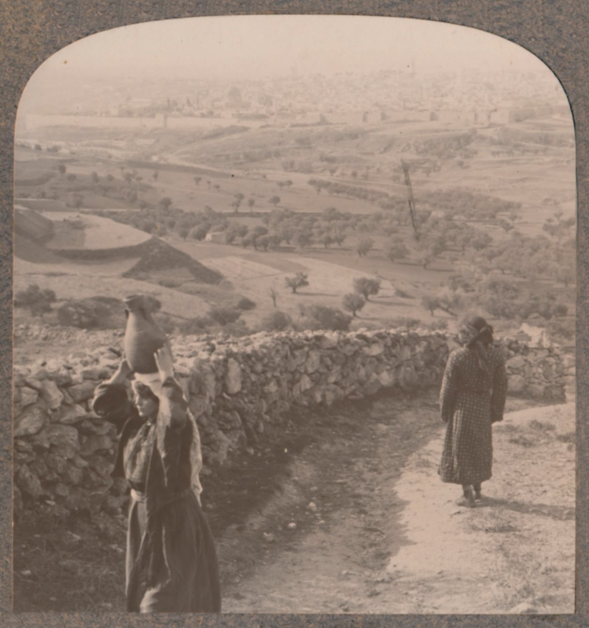 Widok Jerozolimy z Domu Piotra, ok. 1900 r. autorstwa Unbekannt