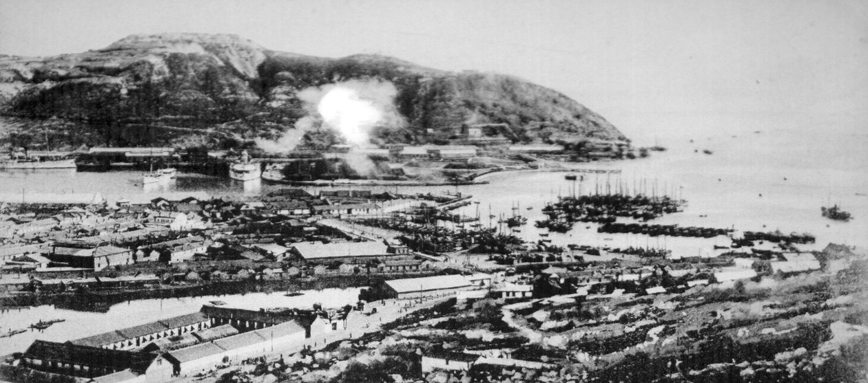 Widok Port Arthur, Mandżuria, 1904. autorstwa Unbekannt