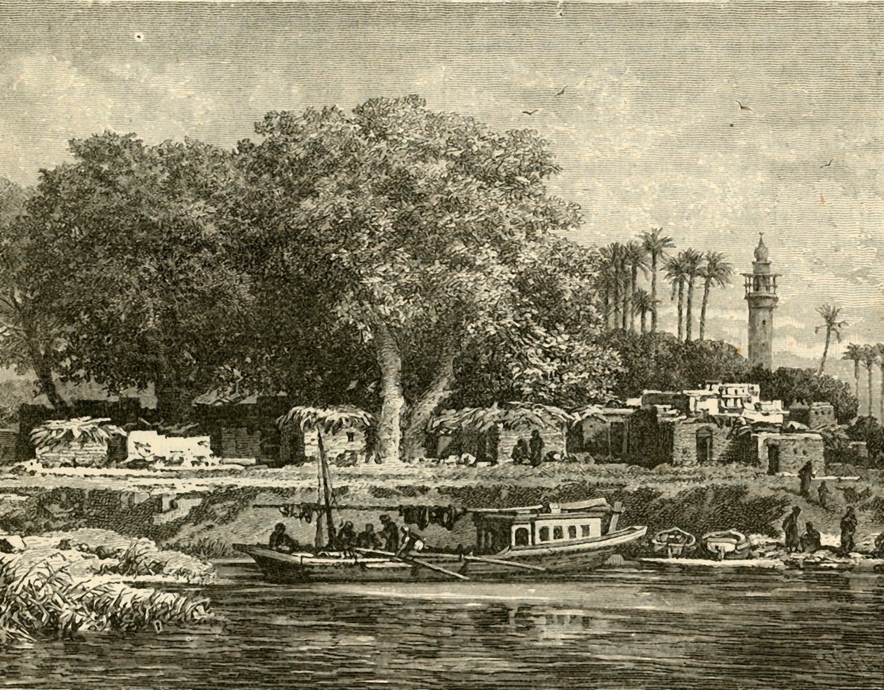 Widok na Deltę Nilu, 1890. autorstwa Unbekannt