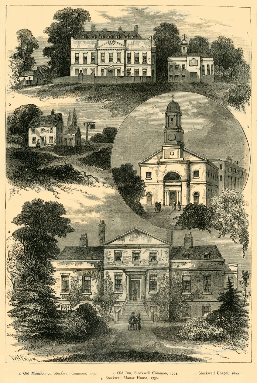 Widoki w Starym Stockwell, c1878. autorstwa Unbekannt