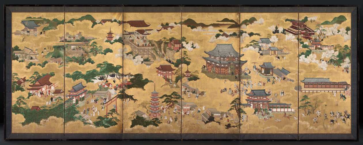 Widoki Kioto, 1600s. autorstwa Unbekannt