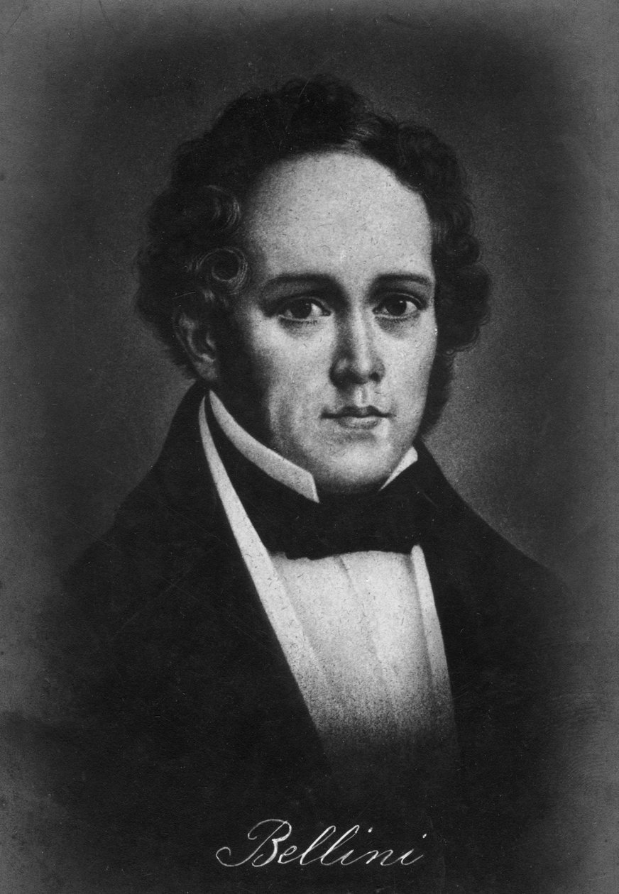 Vincenzo Bellini 1801-1835, włoski kompozytor, XX wiek autorstwa Unbekannt