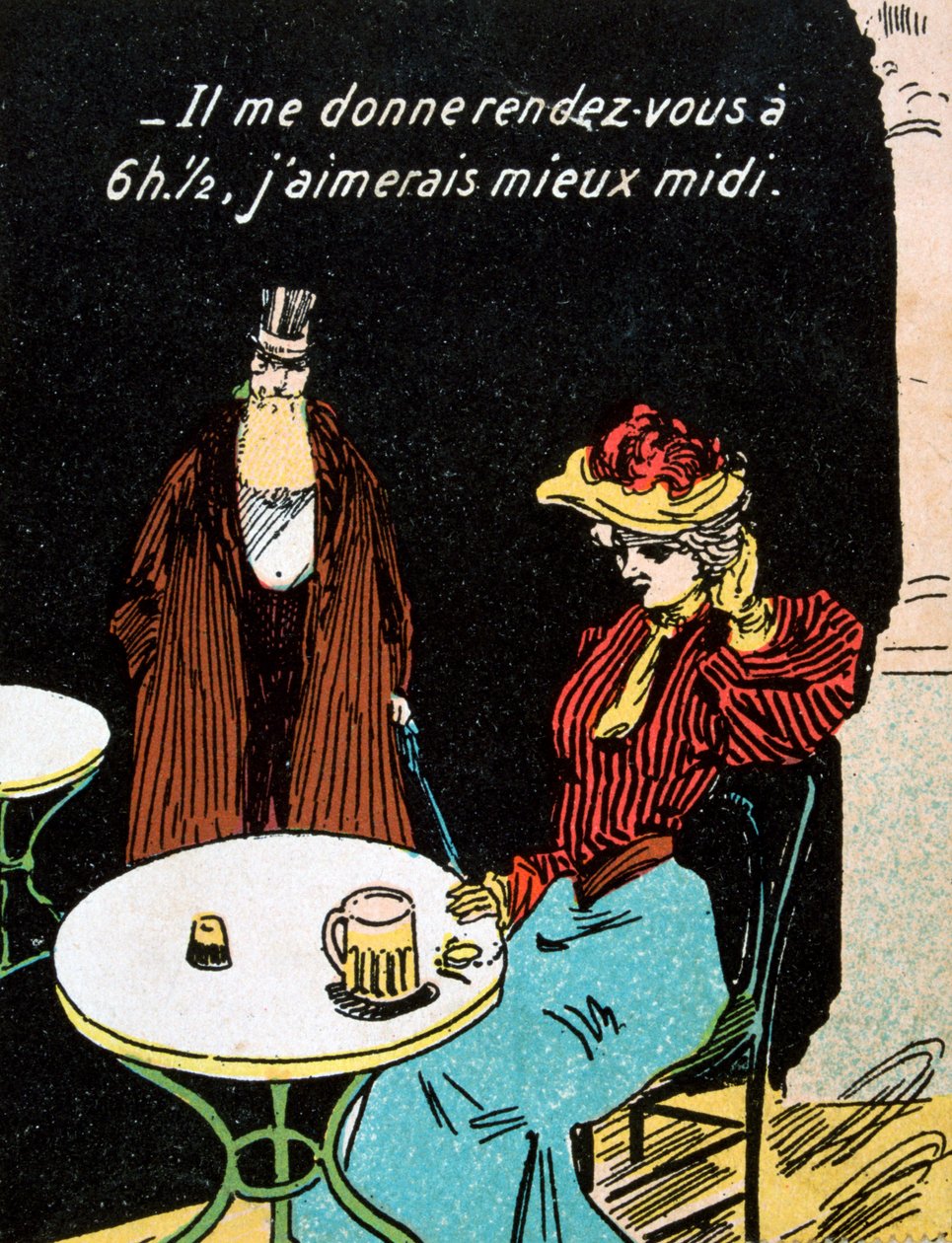 Archiwalna francuska pocztówka, c1900 autorstwa Unbekannt