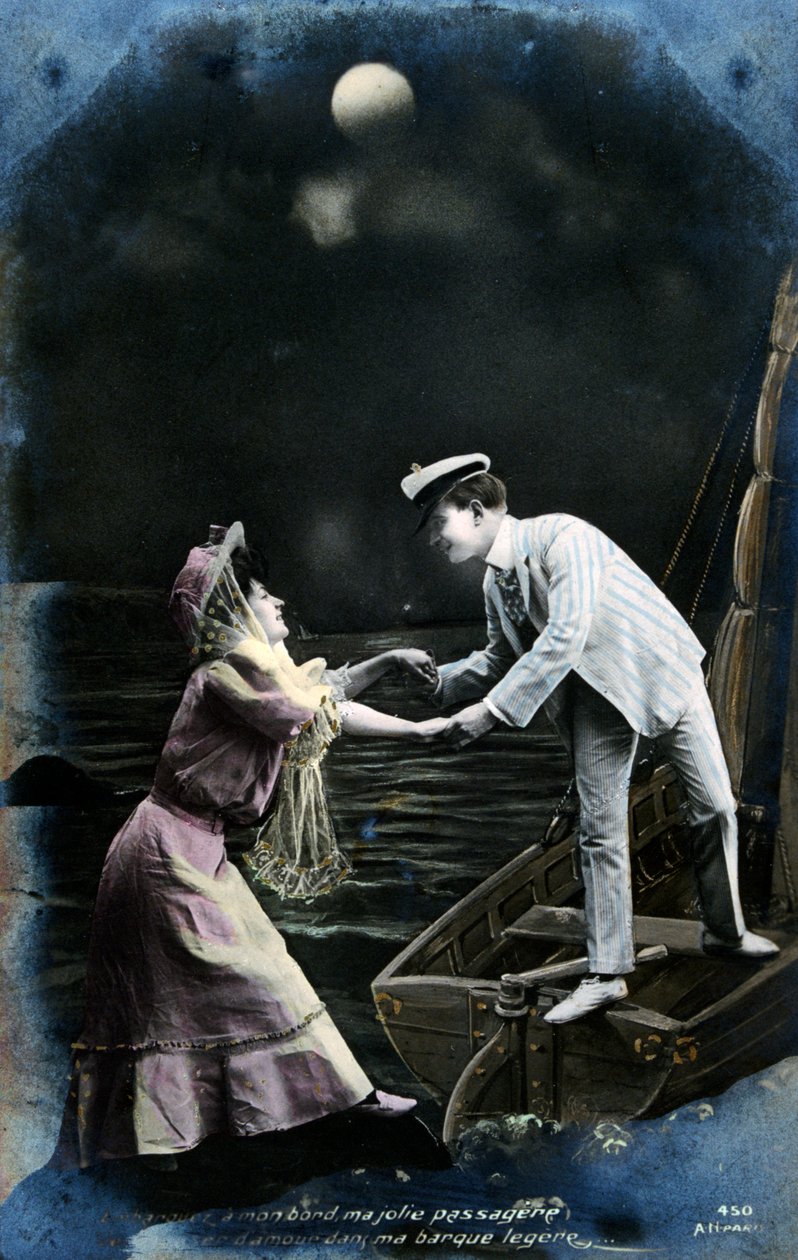 Archiwalna francuska pocztówka, c1900 autorstwa Unbekannt