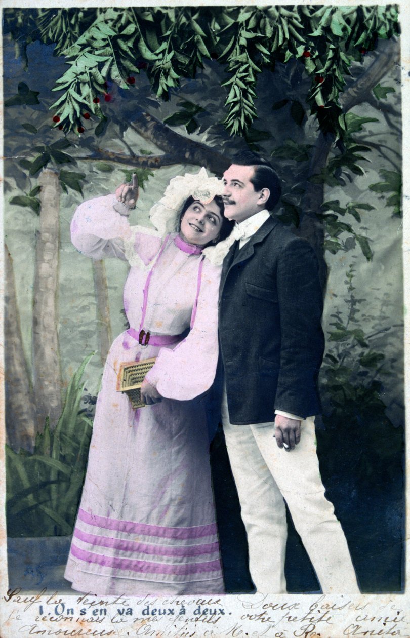 Archiwalna francuska pocztówka, c1900 autorstwa Unbekannt