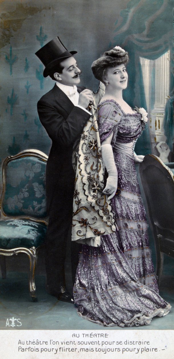 Archiwalna francuska pocztówka, c1900 autorstwa Unbekannt