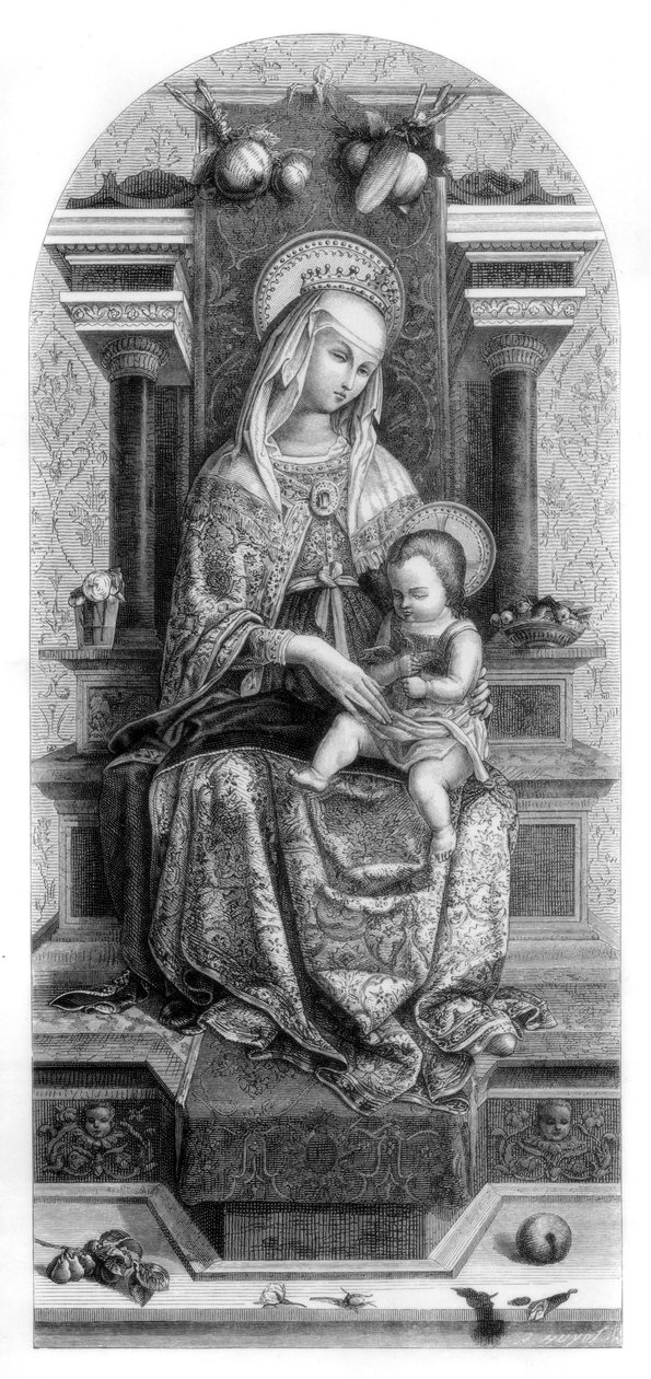 Dziewica z Dzieciątkiem, 1482 1870 autorstwa Unbekannt