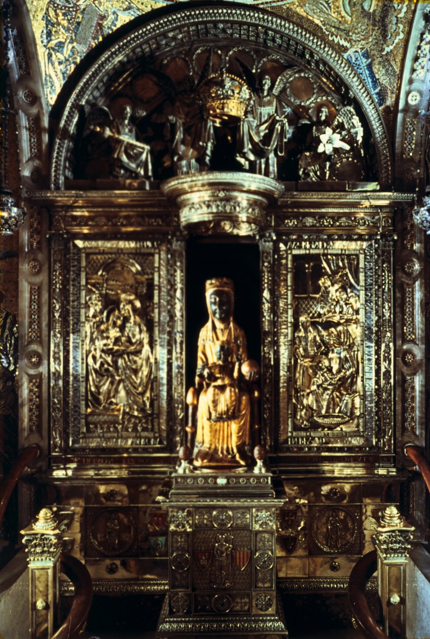 Dziewica z Montserrat, Katalonia, Hiszpania autorstwa Unbekannt