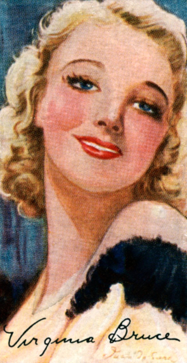 Virginia Bruce, 1910-1982, amerykańska aktorka i piosenkarka, XX wiek autorstwa Unbekannt