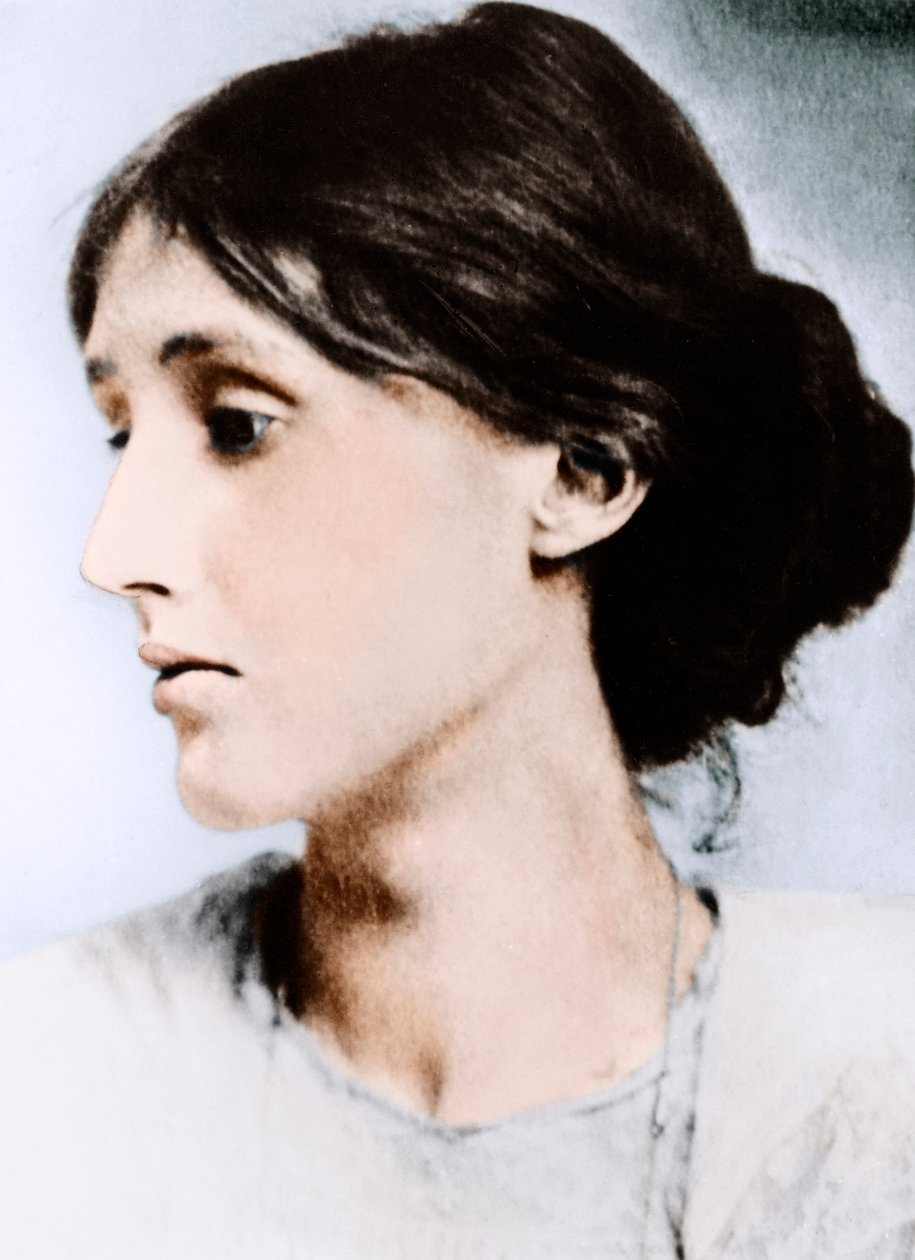 Virginia Woolf, angielska powieściopisarka, eseistka i krytyczka, początek XX wieku autorstwa Unbekannt