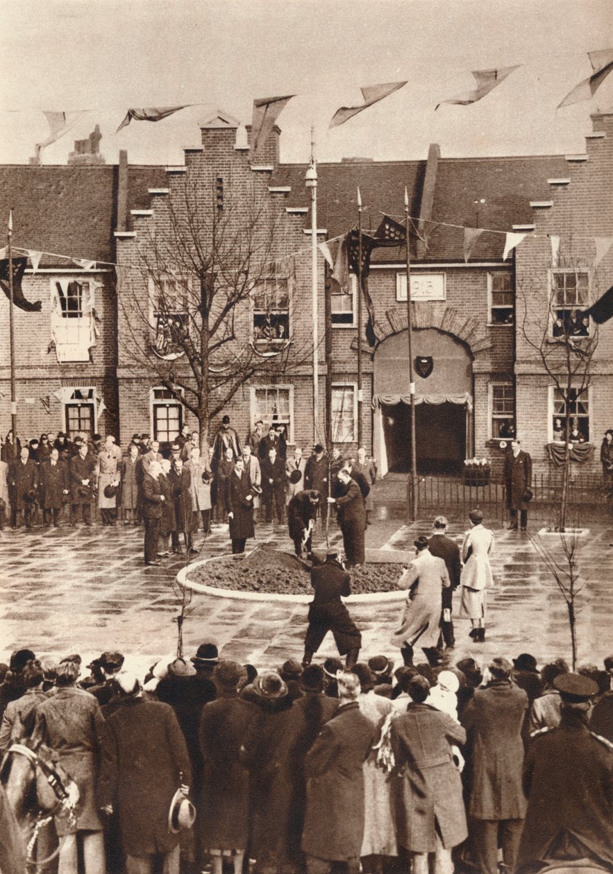 Wizyta w posiadłości Księstwa Kornwalii, 1937 autorstwa Unbekannt