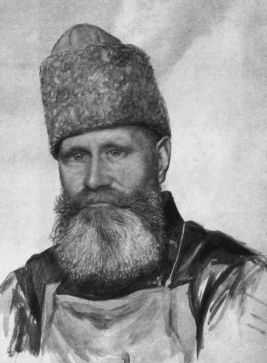 Władimir Fiodorowicz Dżunkowski 1865-1938 w więzieniu Taganka, 1919-1920 autorstwa Unbekannt