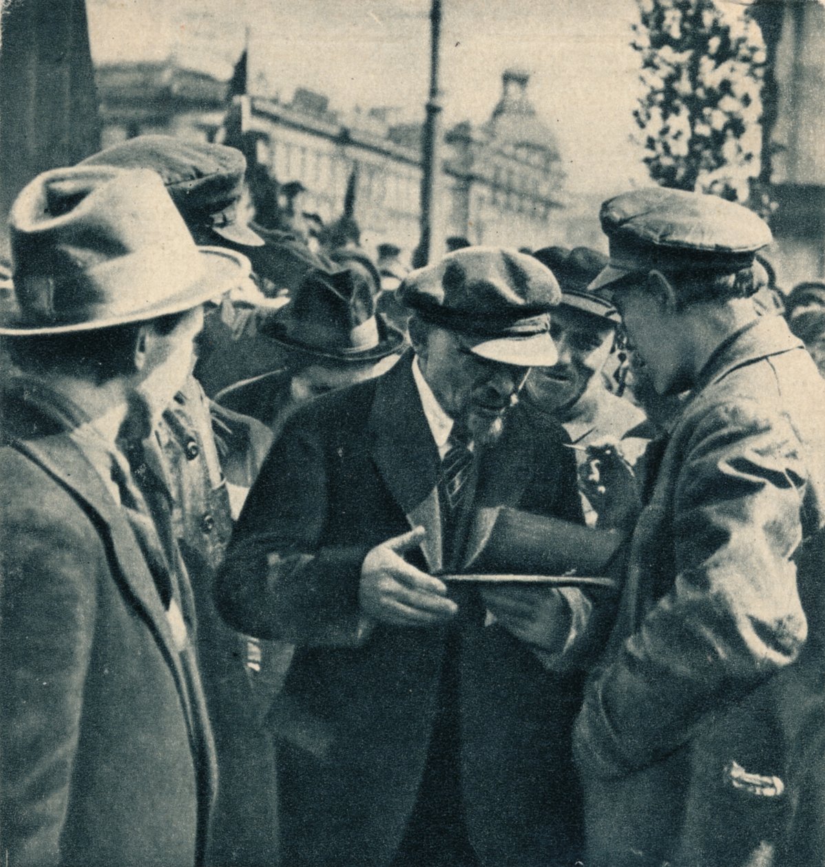 Władimir Ilich Lenin, rosyjski przywódca bolszewików, 1 marca 1920 autorstwa Unbekannt