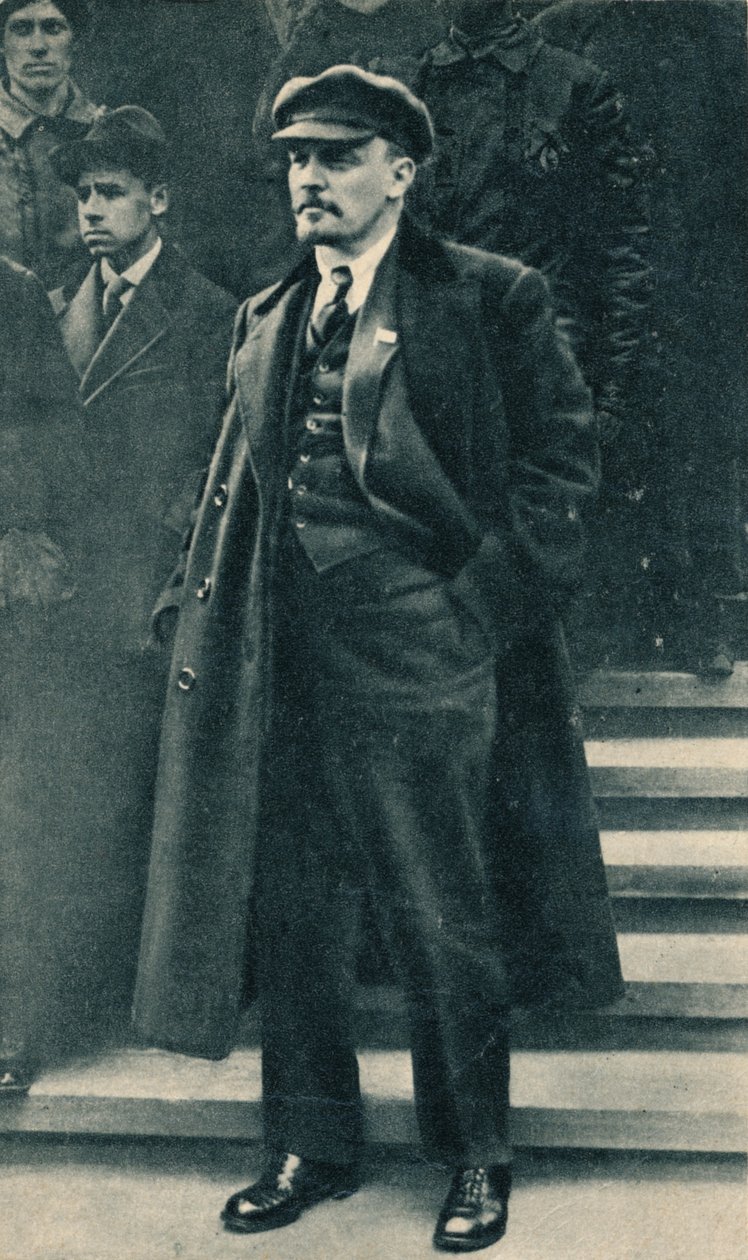 Władimir Ilich Lenin, rosyjski przywódca bolszewików, Moskwa, Rosja, 1 maja 1919 autorstwa Unbekannt