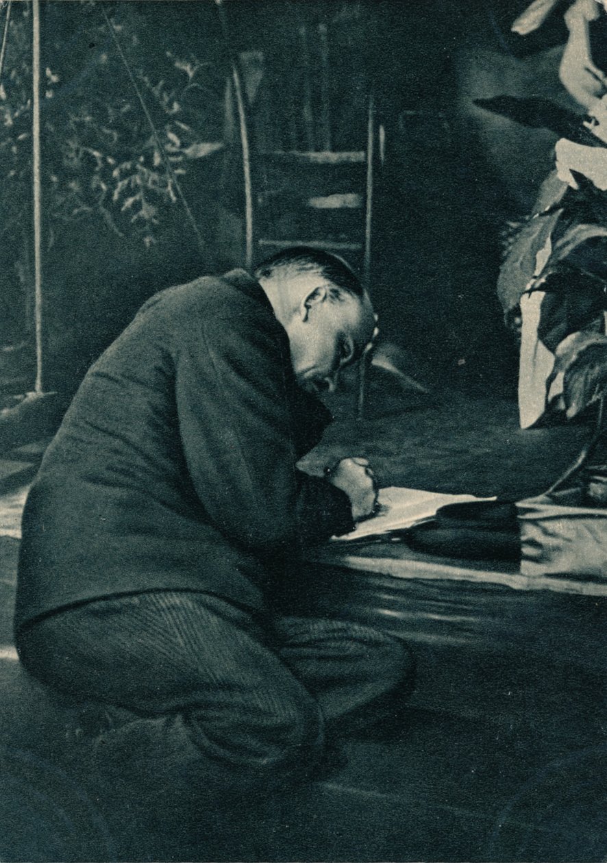 Władimir Ilich Lenin, rosyjski przywódca bolszewików, Rosja, lipiec 1921 autorstwa Unbekannt