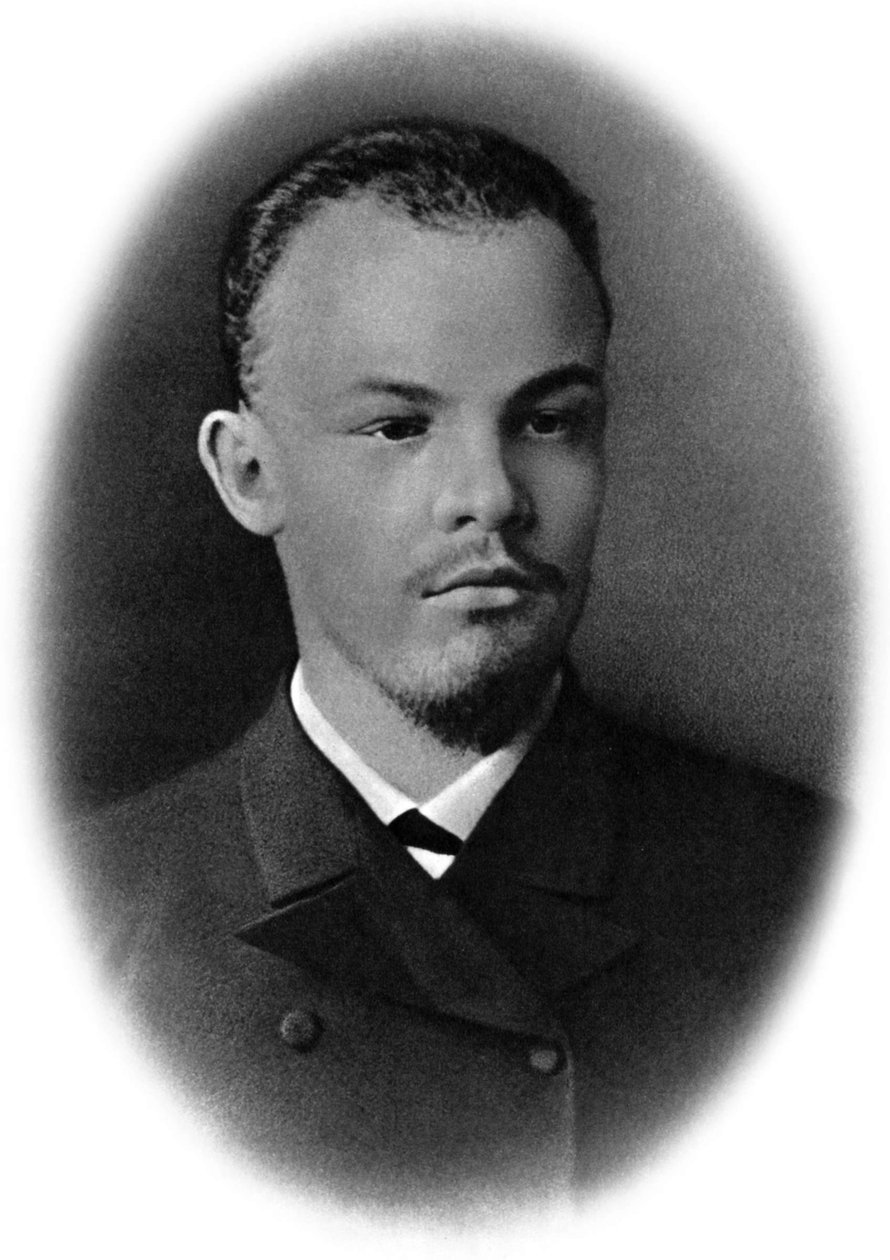 Władimir Uljanow Lenin jako student, Samara, Rosja, 1890 autorstwa Unbekannt