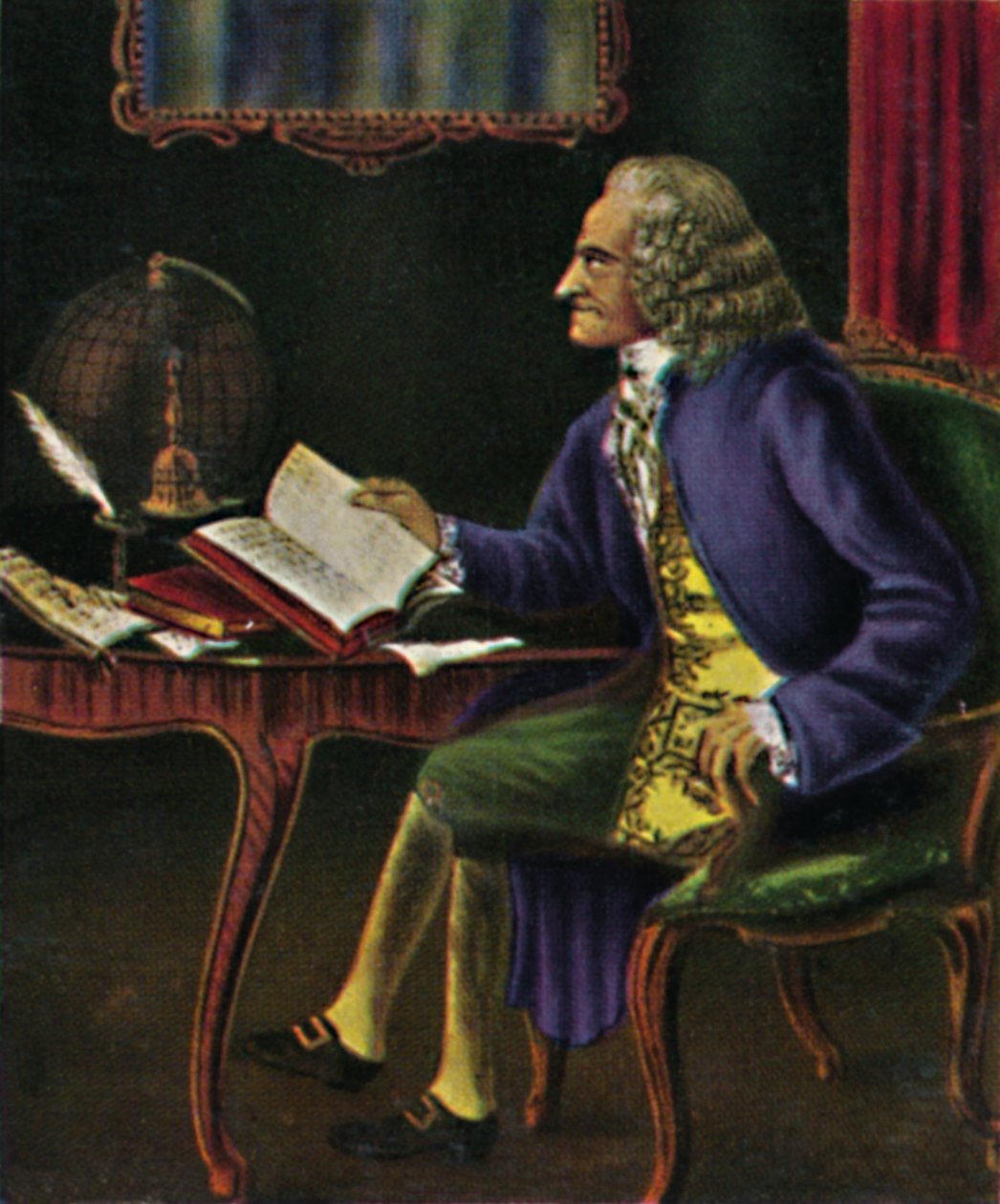 Wolter 1694-1778. - Obraz Carmontela, 1934. autorstwa Unbekannt
