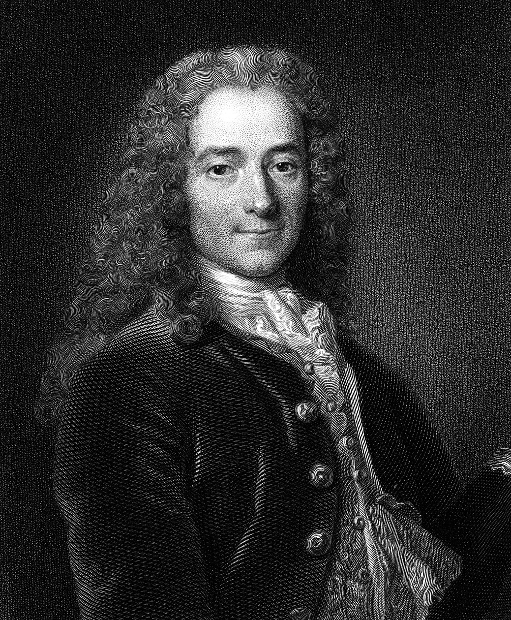 Voltaire, XVIII-wieczny francuski pisarz, dramaturg, satyryk i literat autorstwa Unbekannt