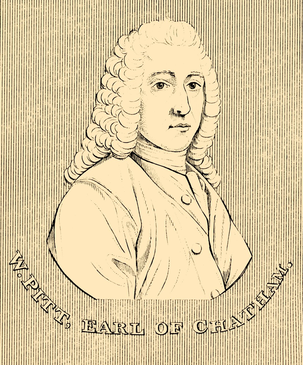 W. Pitt, hrabia Chatham, 1708-1778, 1830. autorstwa Unbekannt