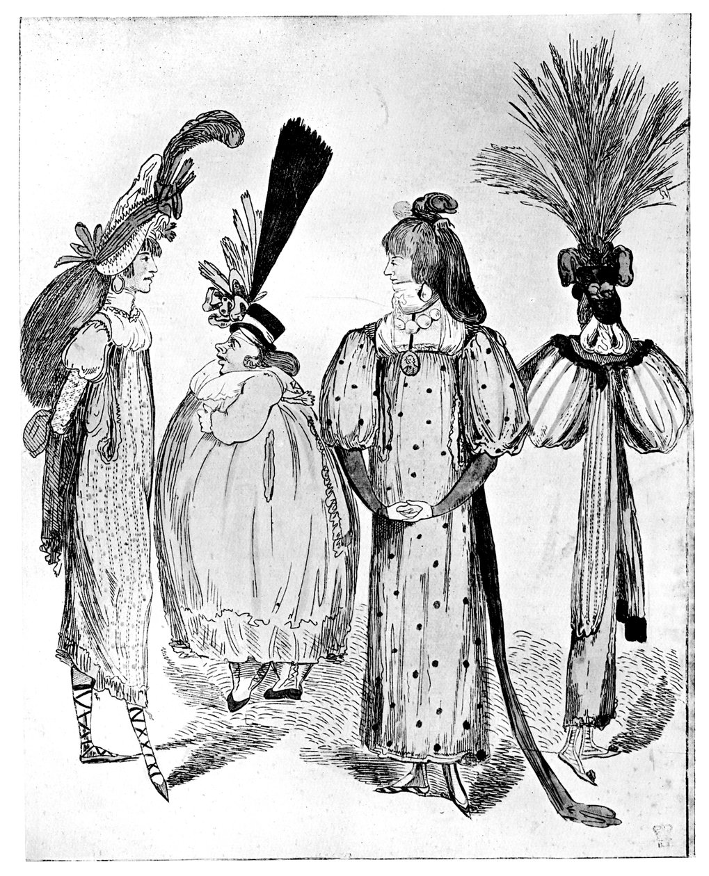 Waggoners Frocks lub No Bodys z 1795, 1795 autorstwa Unbekannt