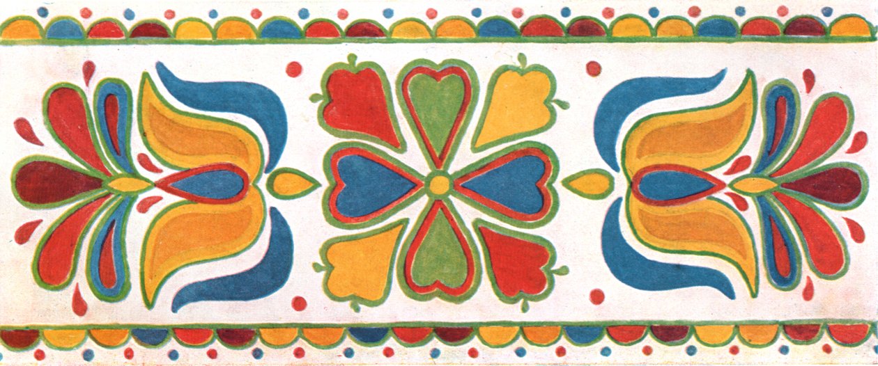 Dekoracja ścienna, Morawy, Czechosłowacja, 1928. autorstwa Unbekannt