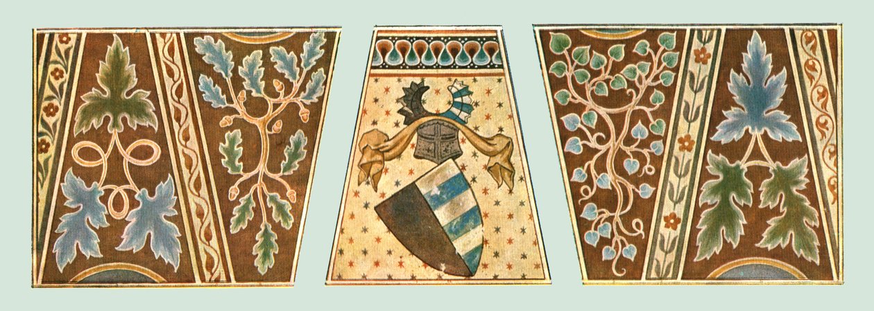 Malowidła ścienne w kościele św. Gieri, Rhazuns, Gryzonia, Szwajcaria, 1928. autorstwa Unbekannt