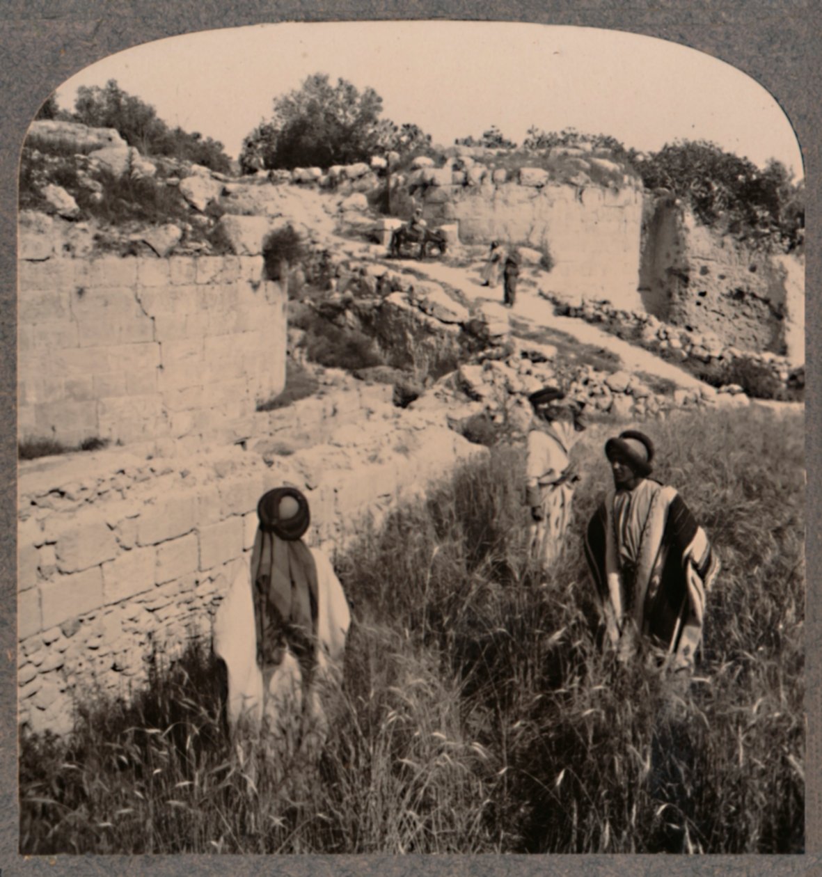 Mury Augusta, Samaria, ok. 1900 autorstwa Unbekannt