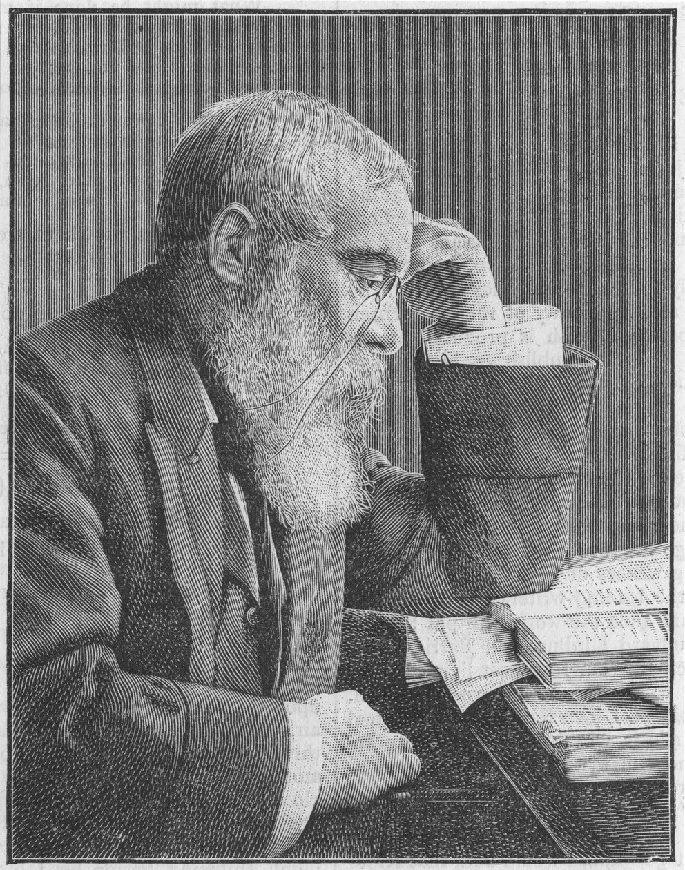 Walter Besant, c1901 autorstwa Unbekannt