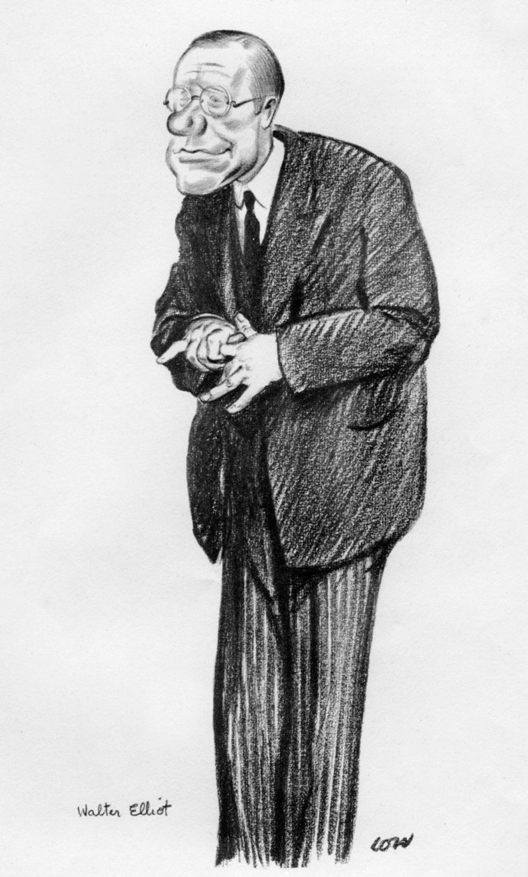 Walter Elliot, szkocki polityk unionistyczny, 1933 autorstwa Unbekannt