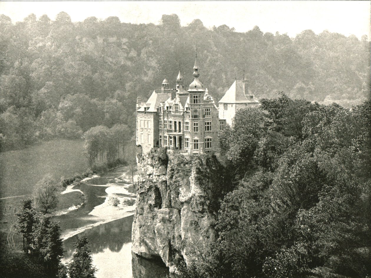 Zamek Walzin, Dinant, Belgia, 1895. autorstwa Unbekannt