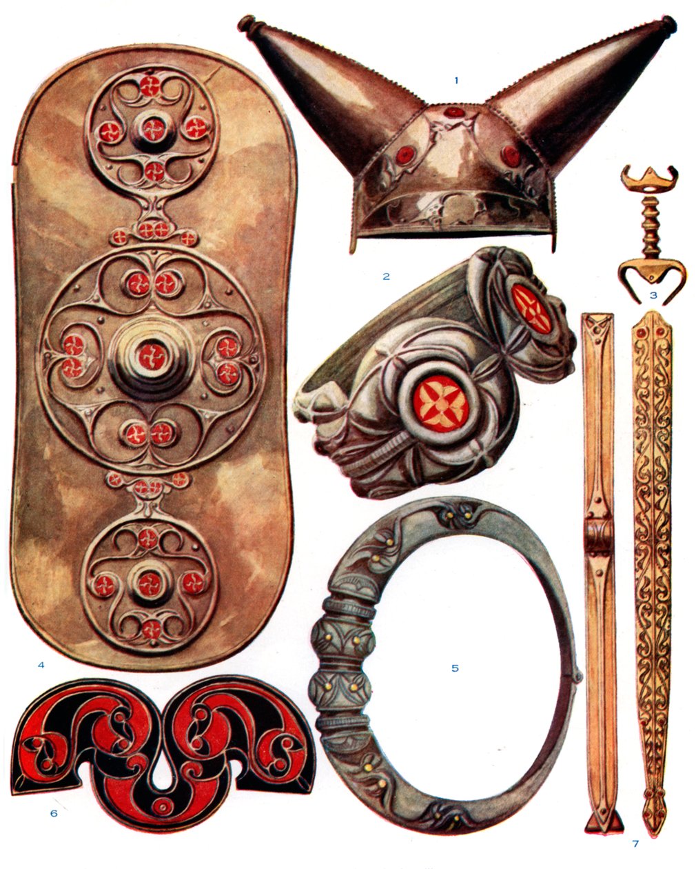 Pułapki wojenne starożytnych Brytyjczyków, 1933-1934 autorstwa Unbekannt