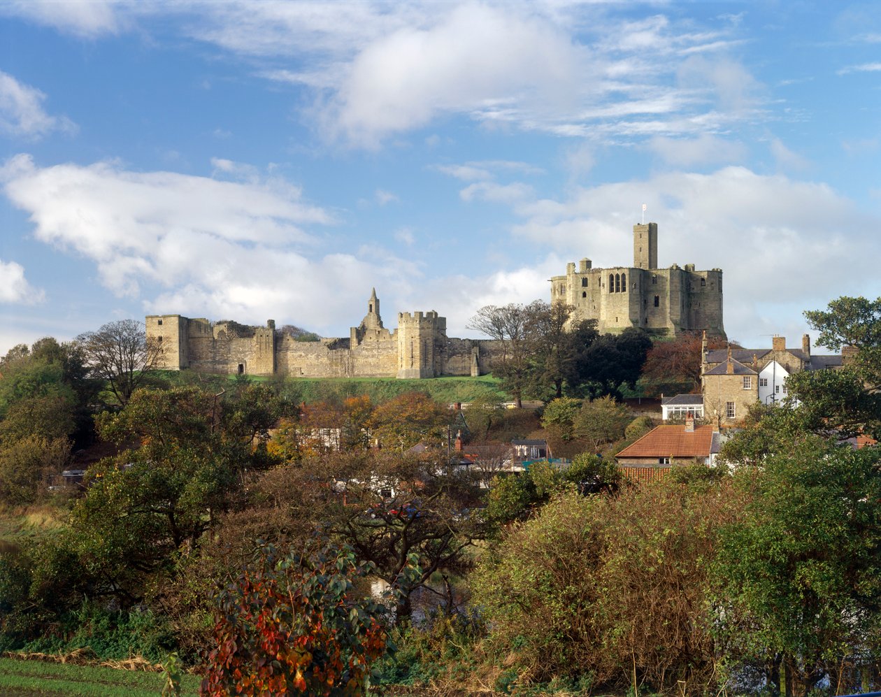 Zamek Warkworth, ok. 1990-2010 autorstwa Unbekannt