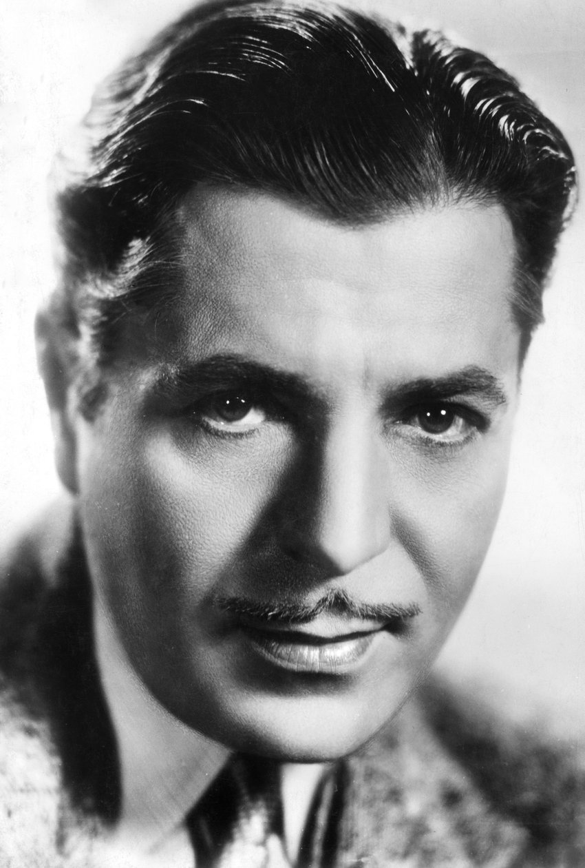 Warner Baxter 1889-1951, amerykański aktor, lata 30.-40 autorstwa Unbekannt