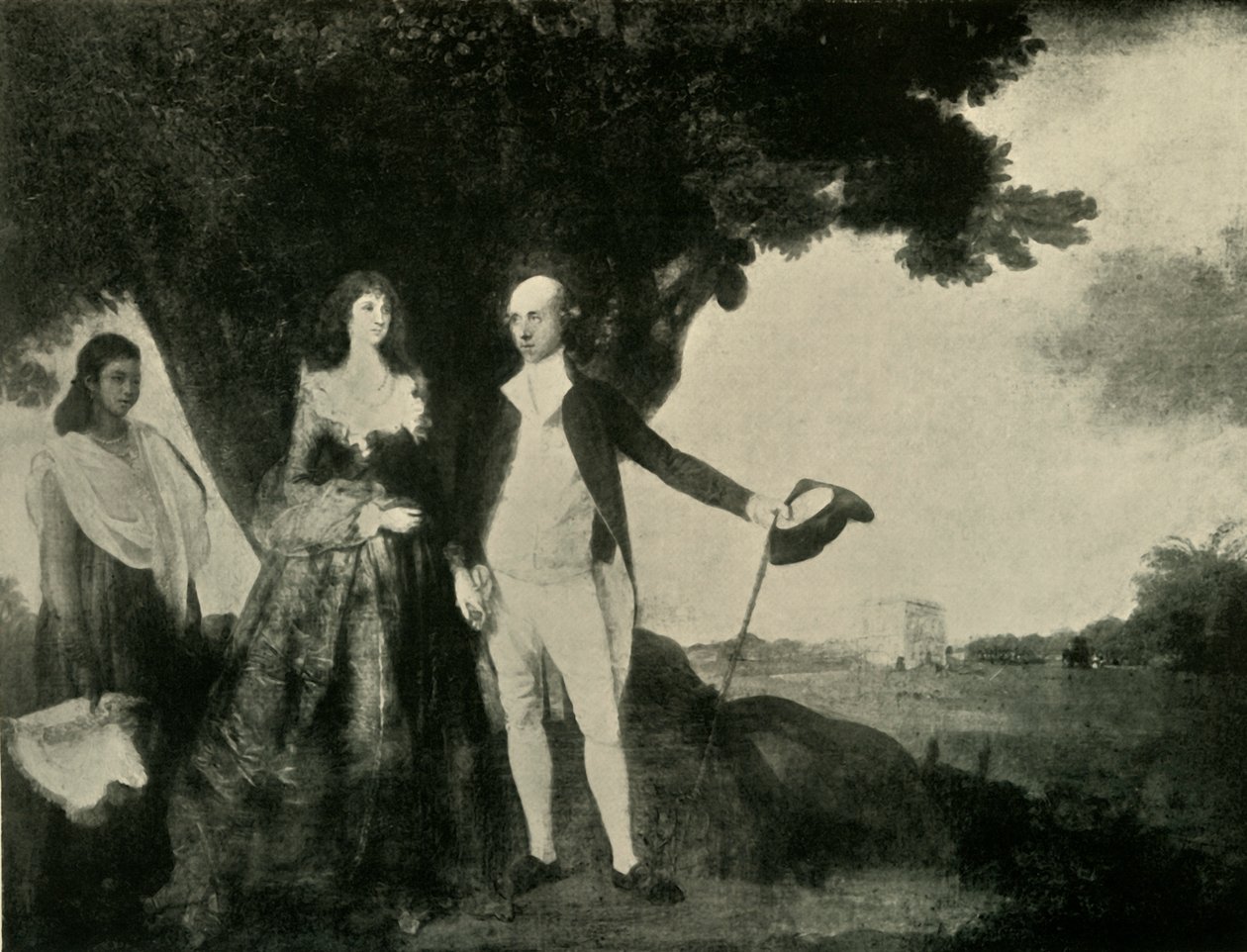 Warren Hastings i pani Hastings, 1784-87, 1925. autorstwa Unbekannt