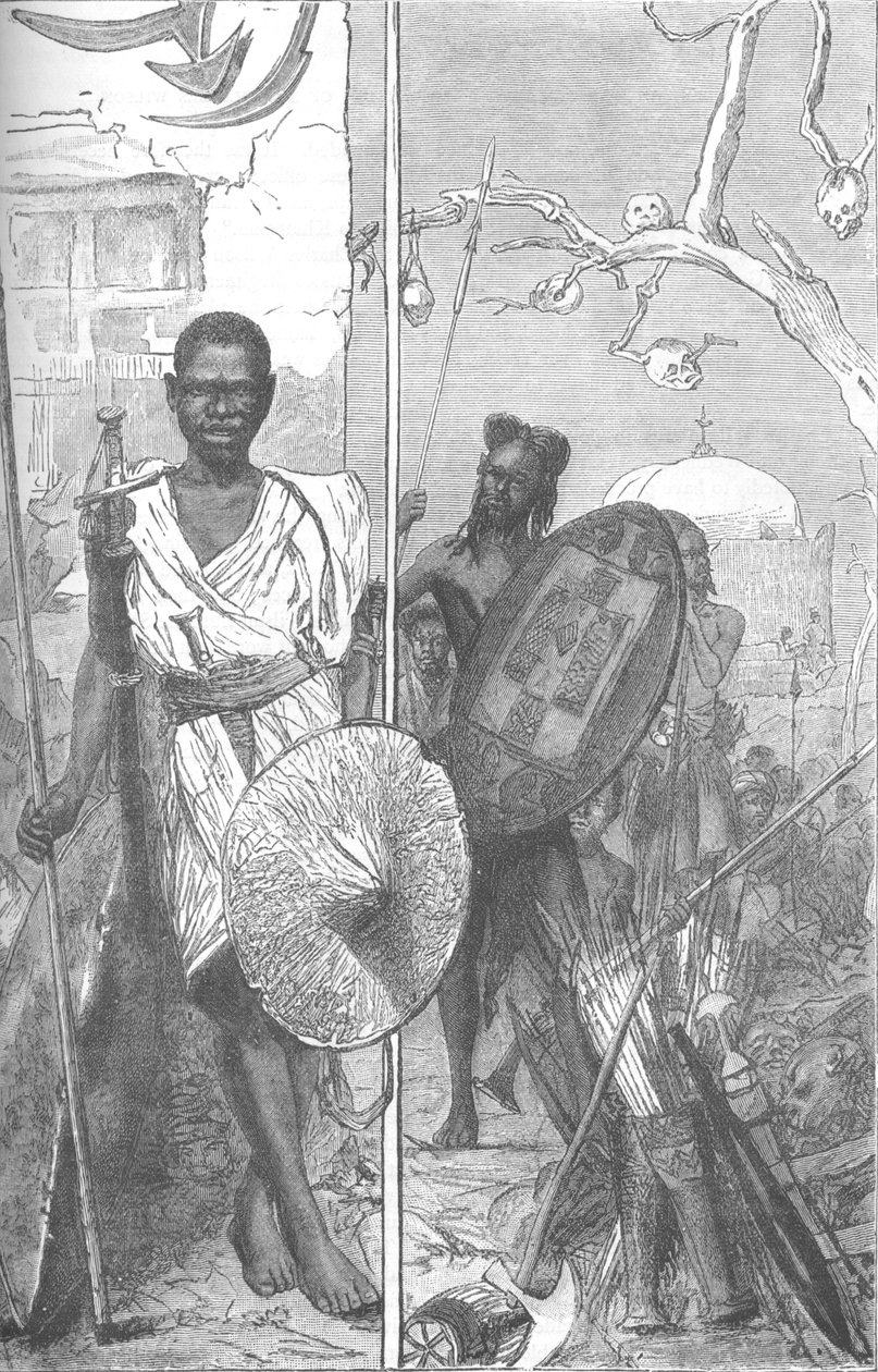 Wojownicy Mahdiego, c1885 autorstwa Unbekannt