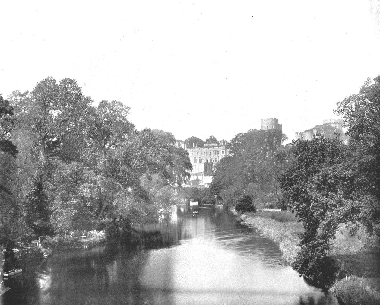 Zamek Warwick, Warwickshire, 1894. autorstwa Unbekannt
