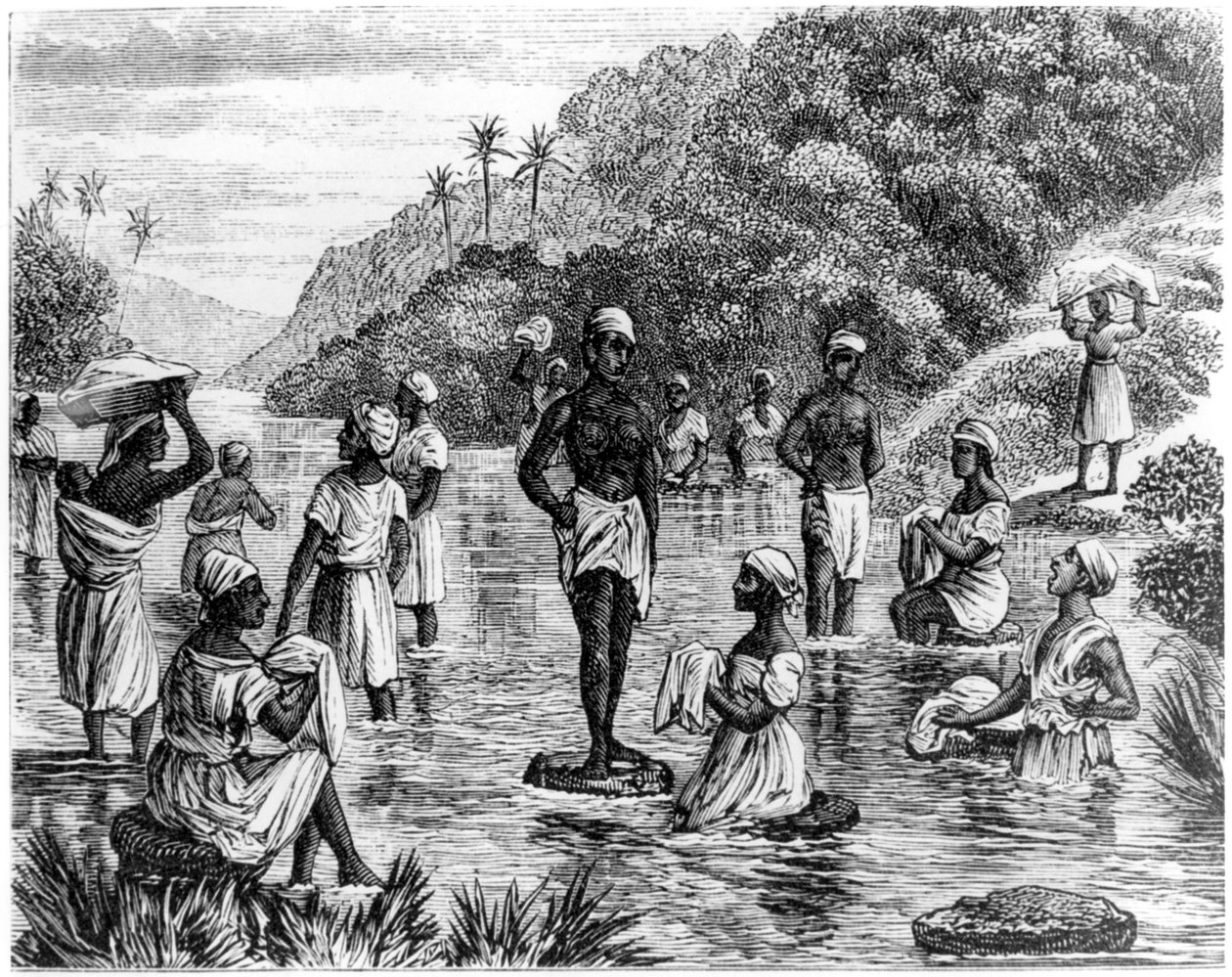 Pranie, Santo Domingo, 1873 autorstwa Unbekannt