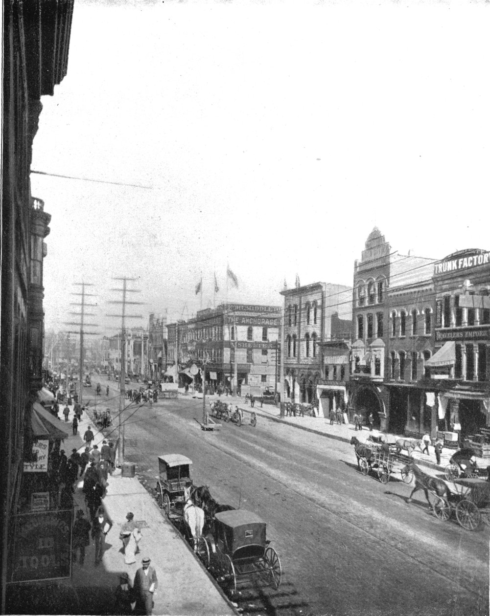 Washington Avenue, Minneapolis, Minnesota, USA, ok. 1900. autorstwa Unbekannt