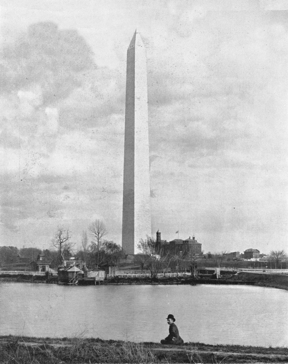 Pomnik Waszyngtona, Waszyngton DC, USA, ok. 1900. autorstwa Unbekannt
