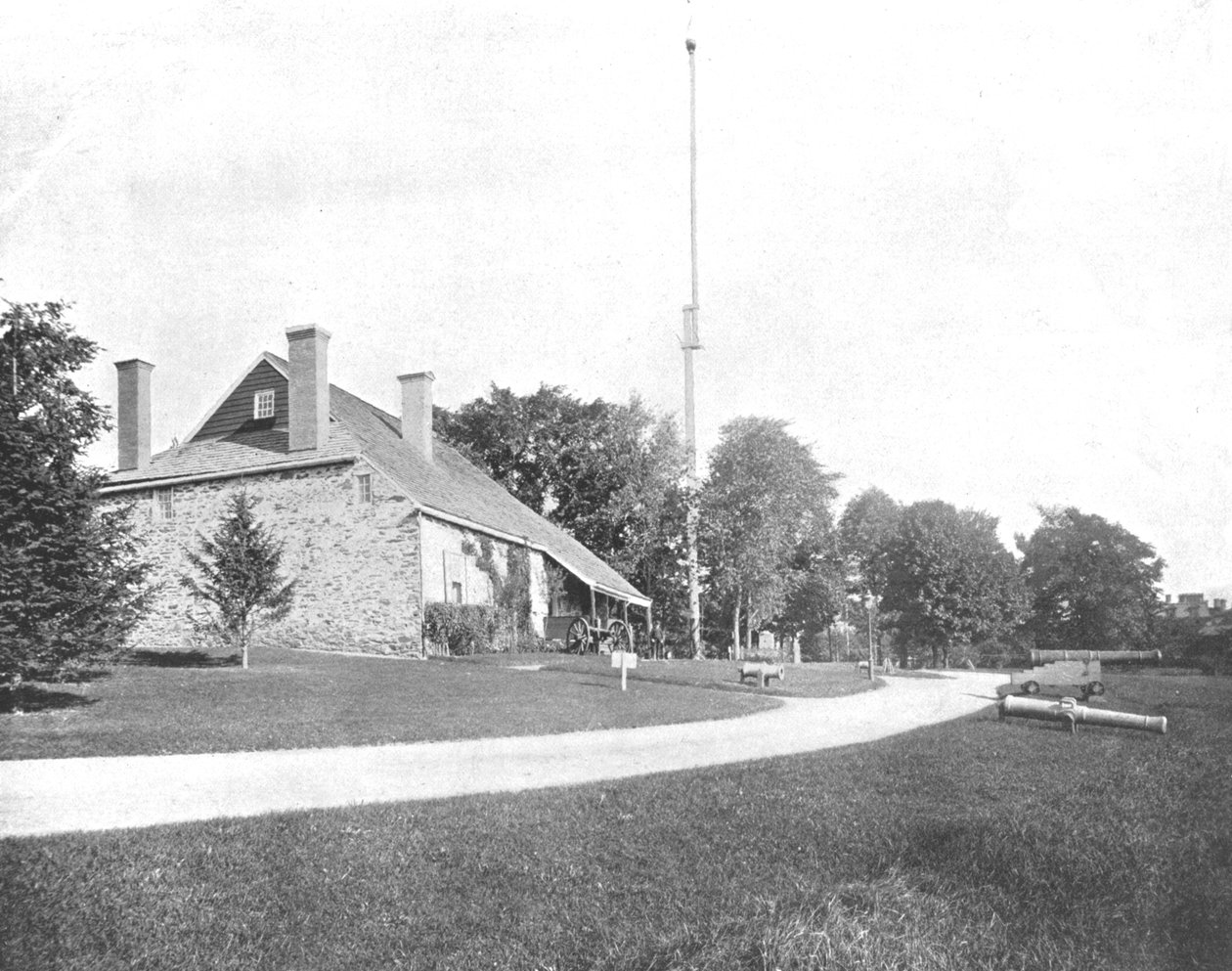 Siedziba główna Waszyngtonu, Newburgh, stan Nowy Jork, USA, ok. 1900. autorstwa Unbekannt