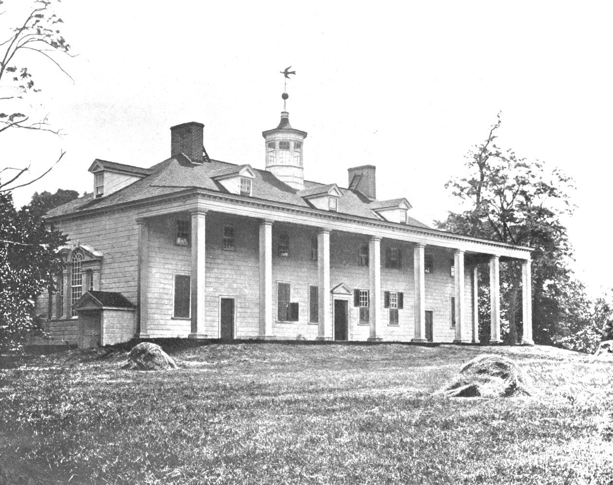 Dom Waszyngtona, Mount Vernon, Wirginia, USA, ok. 1900. autorstwa Unbekannt
