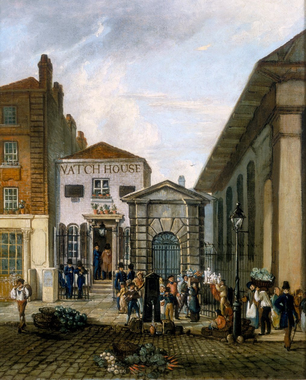 „Watch House, Covent Garden”, c1835 autorstwa Unbekannt