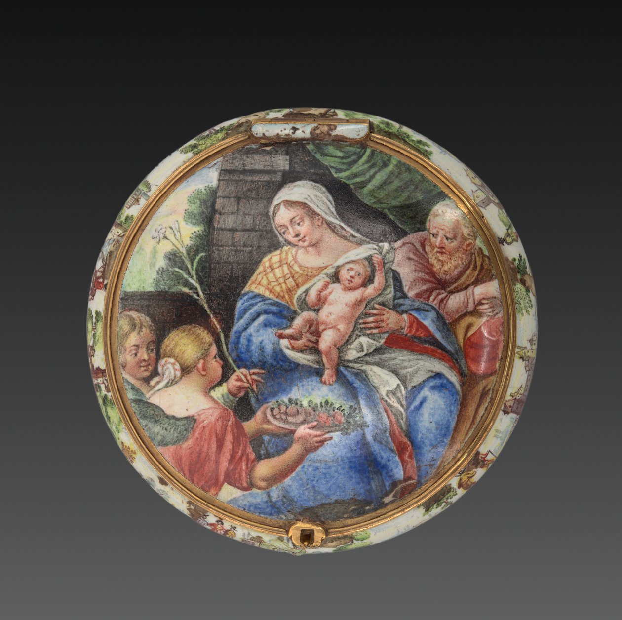 Koperta zegarka Koperta zegarka, ca. 1640. autorstwa Unbekannt