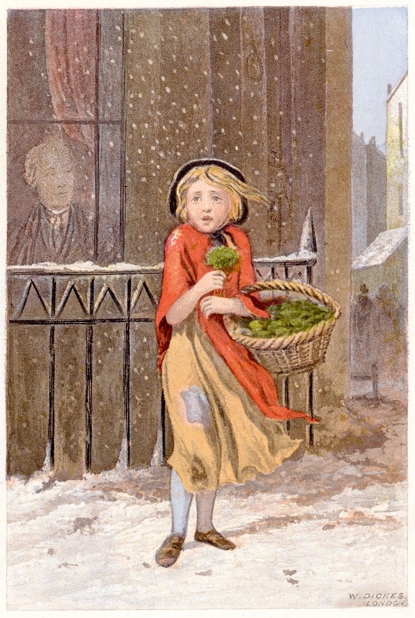 Sprzedawca rukwi wodnej, c1880 autorstwa Unbekannt